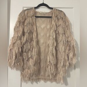 Beige jacket with frills Honey Boutique